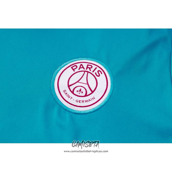 Chandal del Paris Saint-Germain 2024-2025 Manga Corta Verde - Pantalon Corto